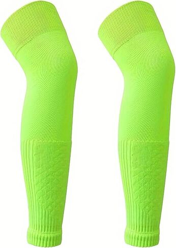 COUVER Leg Compression Sleeves for Unisex Men and Women, Long Knee Sleeve & Calf Leg Sleeve - Footless Leg Support for Sports in Saudi Arabia