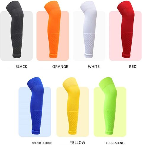 COUVER Leg Compression Sleeves for Unisex Men and Women, Long Knee Sleeve & Calf Leg Sleeve - Footless Leg Support for Sports in Saudi Arabia