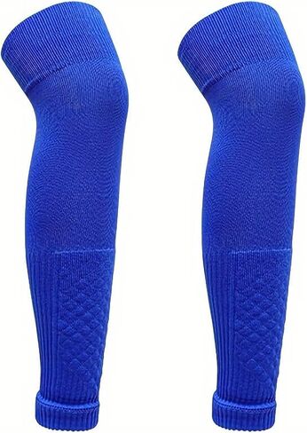 COUVER Leg Compression Sleeves for Unisex Men and Women, Long Knee Sleeve & Calf Leg Sleeve - Footless Leg Support for Sports in Saudi Arabia