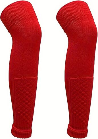 COUVER Leg Compression Sleeves for Unisex Men and Women, Long Knee Sleeve & Calf Leg Sleeve - Footless Leg Support for Sports in Saudi Arabia