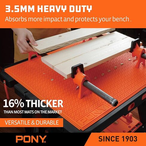PONY Silicone Glue Mat, 28" x 23", Non-Stick, Heat-Resistant, Anti-Slip Pad for Resin, Epoxy, DIY, Crafts, Woodworking, Garage & Workshop in Saudi Arabia