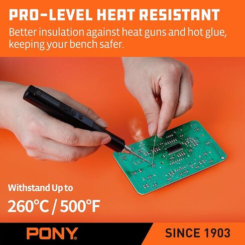 PONY Silicone Glue Mat, 28" x 23", Non-Stick, Heat-Resistant, Anti-Slip Pad for Resin, Epoxy, DIY, Crafts, Woodworking, Garage & Workshop in Saudi Arabia