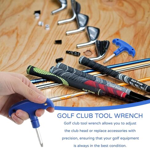 2 Pcs Golf Driver Tool,Driver Tool,Golf Torque Wrench,Driver Adjustment Tool,Golf Wrench,Golf Torque Club Wrench Tools,Stainless Steel Driver Tool For Club Shaft Adapter,Easy To Carry in Kuwait