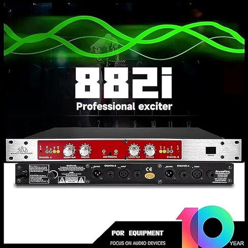 معالج صوت احترافي، معالج صوتي تلقائي مع مثير الصوت، تردد ثلاثي/جهير، قناة مزدوجة لضبط مستوى الصوت، للكاريوكي المنزلي، أداء المسرح in Kuwait