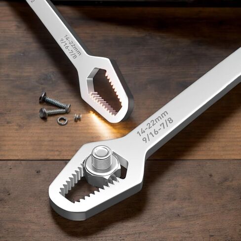 Multifunctional Adjustable Wrench Tool Set for Auto Repair & DIY – Self-Adjusting Wrench with Dual Ended Design in Saudi Arabia