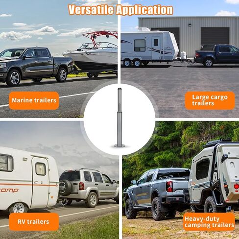 2100lbs Trailer Tongue Weight Scale for Safe Towing，Rust Resistant& Durable Weight Scale，Portable Towing Safety Tool Accessories Kit for RV，Trucks, Travel Trailers，Cargo & Boat in Kuwait