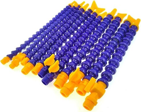 آلة طحن باستخدام الحاسب الآلي ضباب التبريد. 6Pcs300/400/500 مللي متر 1/4 3/8 1/2 خرطوم شقة/فوهة مستديرة لأنابيب التبريد مخرطة الطحن باستخدام الحاسب الآلي (500 مللي متر مستديرة) in Kuwait