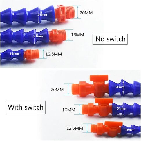 cnc milling machine mist cooling. 300-600mm Round Nozzle with Switch for CNC Machine Lathe Milling Cooling Tube(9.5mm-no Switch Flat 600mm) in Kuwait