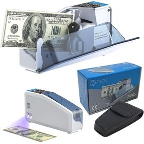 آلة عداد الأموال المحمولة DT5 مع الكشف المزيف الأشعة فوق البنفسجية/WM - عدد العد من العملة المفيدة كمية الفواتير فقط ، لآلة العد النقدية الصغيرة in Kuwait
