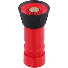 1-Inch NSTNH Fire Hose Nozzle for High-Pressure Pump, Sprinkler, and Firefighting Applications – Thermoplastic Construction, Wide-Area Spray Pattern, Red in Kuwait