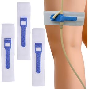 Foley Catheter Leg Strap - Secure & Comfortable Non-Slip Holder for Urinary Drainage Bags - with Silicone to Reduce Slipping - Soft-Touch Fabric, Adjustable Fit, Reusable 3-Pack in Kuwait