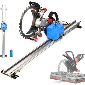 Circular saw kit on rail, 1.5/2/2.5/3 m alloy guide rail with remote control, rotating tilt and adjustable cutting depth 3m in Saudi Arabia