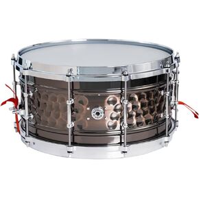 GIOCO Snare Drum, 13" x 7" Iron Black Nickel-Over-Brass Snare Drums with ‌Iron Snare Wires and Vintage Steel Drum Lugs, 3.0mm Die-Cast Rim Marching Snare Drum for Drummer, Adult, Students Beginners in Kuwait