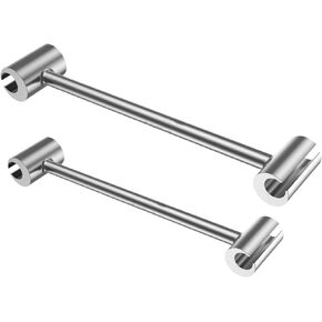 Hinges Gap Adjusting Wrench, Door Hinge Repair Tool, Upgraded Steel Double-ended Door Hinge Repair Wrench, Heavy-duty Door Hinge Adjustment Tool for Standard Round Bolts (0.315-0.75in) in Kuwait