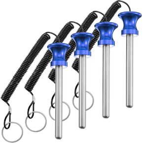 Lasnten Weight Stack Pin Magnetic Universal Gym Weight Pin 0.4 inch Drop Set with Pull Rope for Plate Apertures Above 10.5 mm Heavy Duty in Kuwait