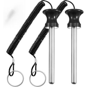 Lasnten Weight Stack Pin Magnetic Universal Gym Weight Pin 0.4 inch Drop Set with Pull Rope for Plate Apertures Above 10.5 mm Heavy Duty in Kuwait