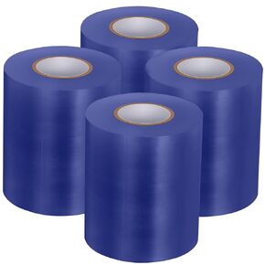 4 لفات من سجادة المصارعة بشريط أرضي للجمباز وشريط للمصارعة وغطاء لتمارين المصارعة، شريط غطاء درز PVC 7 مل للسجاد شديد التحمل جيو جيتسو (أزرق ملكي، 4 بوصة × 65.6 بوصة) in Kuwait