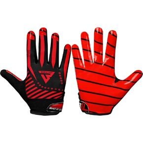 Youth Football Gloves, Breathable Performance Football Gloves for Kids & Adults, Sticky Youth Wide Receiver Gloves, Ideal Gloves for Ultimate Grip & Comfort in Kuwait