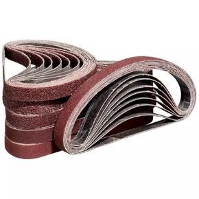 20 Pcs 1-1/2 x 30 Inch Sanding Belts 1000 Grit Aluminum Oxide Abrasive Belt for Wood Metal Paint Sanding in Kuwait
