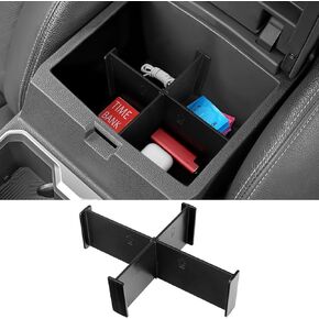 yojojoco center censole منظم متوافق مع فورد برونكو 2/4 أبواب (ليس لبرونكو سبورت) 2024 2023 2022 2021 ملحقات أسود ABS المواد البلاستيكية مسند الذراعين الثانوية in Kuwait