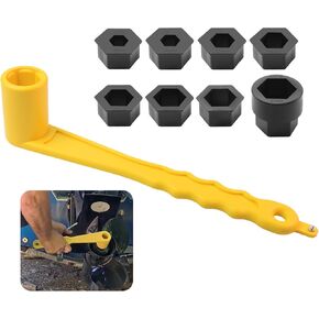 91-859046Q4 Universal Prop Wrench Kit W/Multiple Sockets Fits Mercury/Mercruiser/Alpha, Floating Boat Propeller Wrench for 1-1/16" Nuts, Propeller Wrench, Prop Tool for Outboards & Stern Drives,Yellow in Saudi Arabia