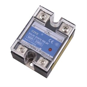SSR MGR-1 D4810 D4825 D4840 Single Phase DC Control DC Heat Sink 3-32VDC to 220VDC 600V 10A 25A 40A DD Solid State Relay(D4825 25DA) in Kuwait
