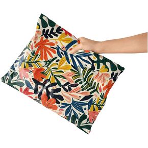 Poly Mailers 10x13 - 100 Pack - مظاريف شحن مطبوعة قابلة لإعادة التدوير لتغليف الأعمال الصغيرة، أكياس بريدية ذاتية الغلق - تصميم زهور بأوراق استوائية in Kuwait