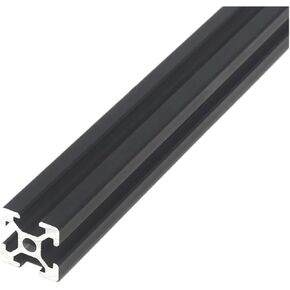 2pcs 2020 T Slot Aluminum Extrusion Frame European Standard Black Linear Guide(200mm) in Kuwait