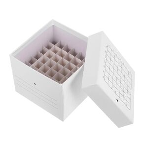 Cardboard Freezer Box 10Pcs Laboratory Freezing Boxes Centrifuge Tube Containers Small Leakproof Freezer Storage Vial Case Tube Rack for Centrifuge Freezer Laboratory in Saudi Arabia