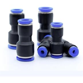 PU4 PU6 PU8 PU10 مستقيم 2 حفرة موصل هوائي سريع PG8-4 PG6-4 PG8-6 PG10-8 PG12-10 قطر متغير 50 ​​قطعة (PU-10) in Kuwait