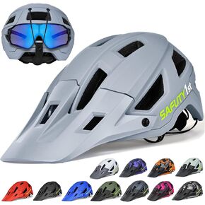 Mountain Bike Helmet for Adults & Youth Lightweight Impact-Resistant with Adjustable Dial & Removable Visor Unisex Helmet for Mountain Biking Bicycle Clcying in Saudi Arabia