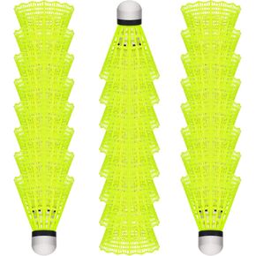 Badminton Birdies–24 Pack Nylon Shuttlecocks for Outdoor & Indoor Play,Durable Badminton Shuttlecocks with High Stability,Ideal for Softball/Baseball Batting Training,Backyard Fun and Practice Matches in Kuwait