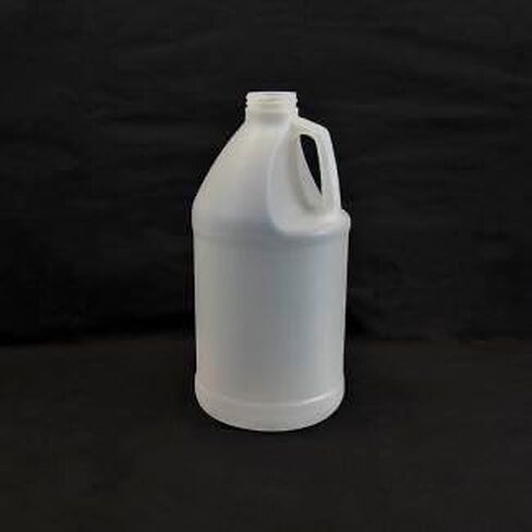 إبريق بلاستيك دائري سعة 1/2 جالون مع غطاء، HDPE، طبيعي، 6 عبوات - صفقة قيمة - صنع في الولايات المتحدة الأمريكية in Kuwait