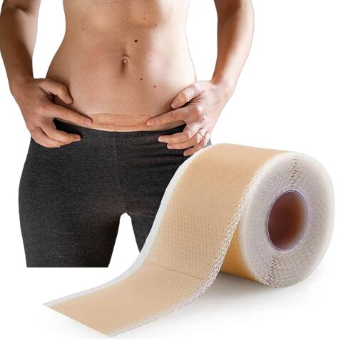 Silicone Scar Tape/Sheets for Surgical Scars, (1.6" x 59") Silicone Scar Removal Strips for Surgical, C-Section, Tummy Tuck, Keloid Scars Keloid Bump Removal (4cm x 1.5M) in Kuwait