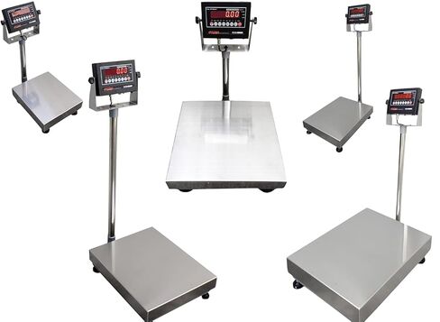 SellEton SL-915-Series NTEP Legal for Trade Bench Scale with Stainless Steel Bench top & Free Software | 16" x 16" Capacity: 300 lb x 0.05 lb in Saudi Arabia