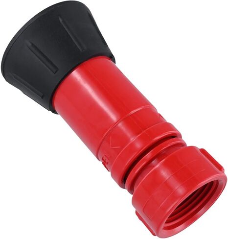 1 Inch High Pressure Fire Hose Nozzle with Thermoplastic Construction for Sprinkler and Irrigation, Red in Kuwait