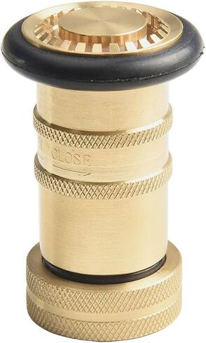 خرطوم حريق من النحاس فوهة رذاذ 1 بوصة NH/NST خيط أنثى عالي التحمل مع نفاث ضغط عالي وأوضاع ضباب لمكافحة الحرائق والبستنة وغسيل السيارات in Kuwait