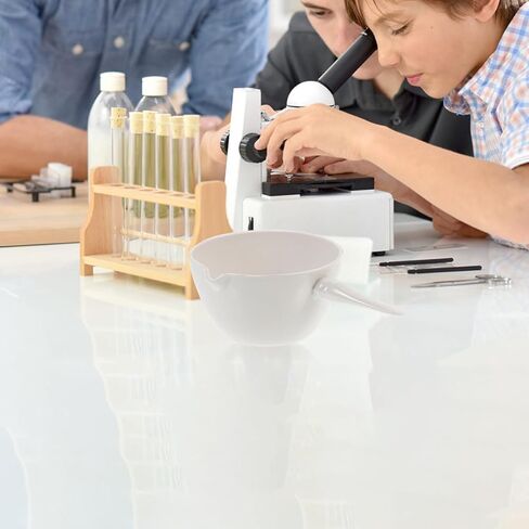 Ceramic Round Evaporating Basin with Handle 250ml Laboratory Evaporating Dish Container Porcelain Evaporation Bowl for Scientific and School Use in Kuwait