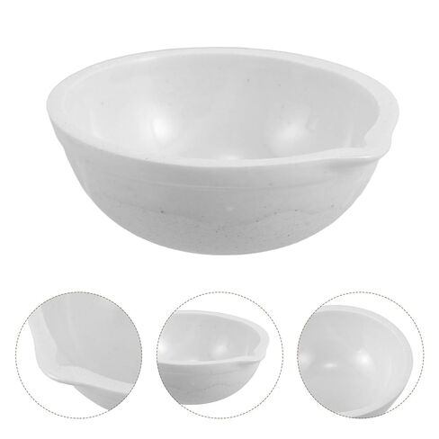 2pcs 80mm Ceramic Evaporating Bowls with Spout for Laboratory Use, Porcelain Evaporation Dishes Suitable for Scientific Experiments and Solvent Concentration in Saudi Arabia