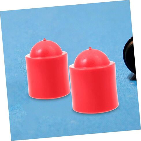 50pcs Pool Cue End Protectors Red Replaceable Billiard Cue Tip Covers Snooker Supply Billiards Pool Stick Protecting Parts for Game Room in Saudi Arabia