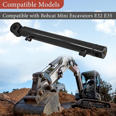 Hydraulic Thumb Clamp Cylinder 7199435 Comaptible with Bobcat CAT Mini Excavators E32 E35 for CAT Mini Excavators Hydraulic Cylinder in Saudi Arabia