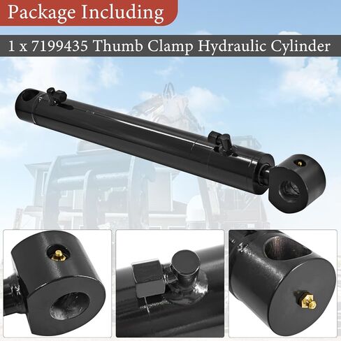 Hydraulic Thumb Clamp Cylinder 7199435 Comaptible with Bobcat CAT Mini Excavators E32 E35 for CAT Mini Excavators Hydraulic Cylinder in Saudi Arabia