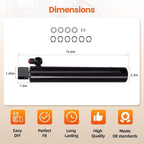 أسطوانة G2 بديلة 000971 متوافقة مع Tommy Gate 1340، 1342، 1540، 1542، 1640 و1642 Series G2 Liftgates البناء عالي التحمل in Kuwait