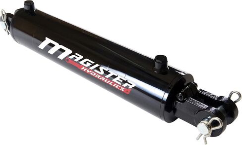 Magister Hydraulic Cylinder 2" Bore x 8" ASAE Stroke, Welded Hydraulic Ram with Clevis Ends, Double Acting Hydraulic Piston 3500 PSI (WCL 2x8 ASAE) in Kuwait
