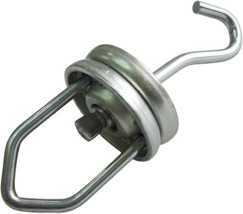 Powder Coating Swivel Hooks 360 Degree Rotation Ball Bearing Spinner Heavy Duty V and U Type Hook Kit for Painting Powder Coating and Spray Process (4 Pack) in Saudi Arabia