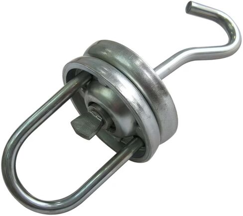 Powder Coating Swivel Hooks 360 Degree Rotation Ball Bearing Spinner Heavy Duty V and U Type Hook Kit for Painting Powder Coating and Spray Process (4 Pack) in Saudi Arabia