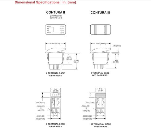 (VLD1S00B-AZC00-000) مفاتيح الروك DP (ON) إيقاف (ON) 20A 12V مختومة غير قابلة للتشغيل in Kuwait