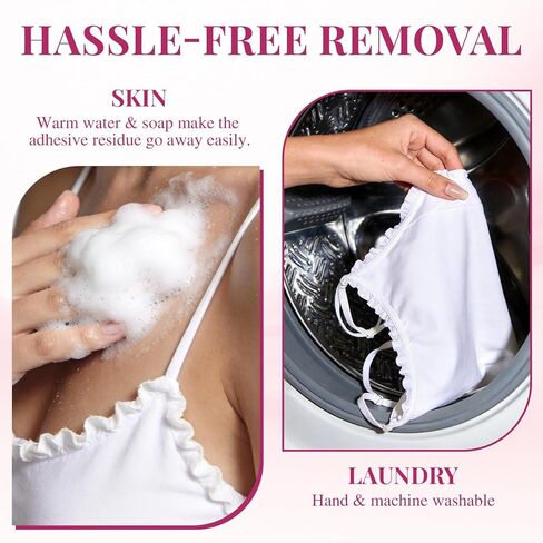 2-Pack 40ml Body Glue for Clothes - Body Adhesive Fashion Glue Alternative for Low-cut Styles, Strapless Dresses and Work Blouses - Sweat and Dance Proof, Fast Drying in Kuwait