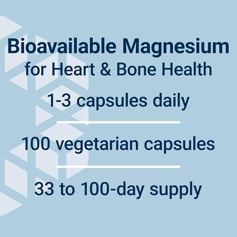 Life Extension Magnesium Citrate 100 mg Vegetarian Capsules, Blue, 100 Count in Saudi Arabia