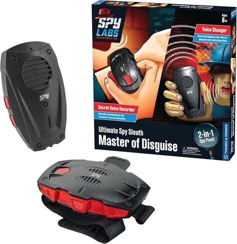 Thames & Kosmos Spy Labs Inc: Ultimate Spy Sleuth 2-in-1 Toy Spy Pack, Night Vision Goggles & Motion Detector Alarm Toys for Kids Ages 8+ | Essential Pretend Play Gear for Young Investigators in Kuwait